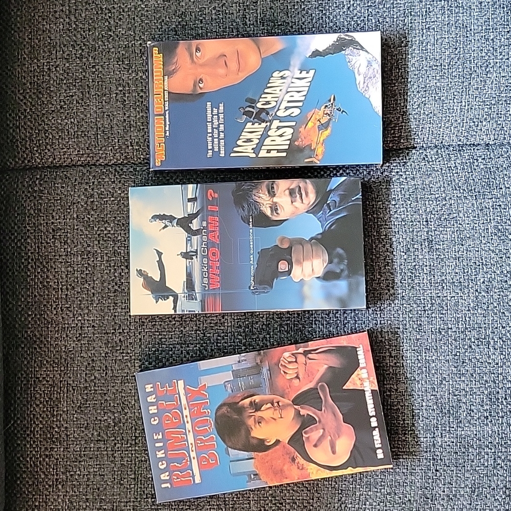 Set of Jackie Chan VHS movies